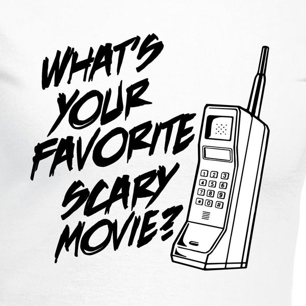 What's Your Favorite Scary Movie Cut Files | Cricut | Silhouette Cameo | Svg Cut Files | Digital Files | PDF | Eps | DXF | PnG | Scream