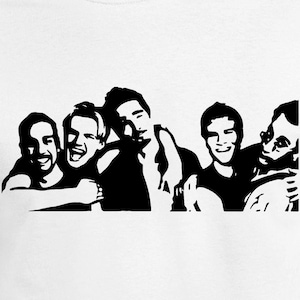 Fichiers numériques de découpe Backstreet | Cricut | Camée Silhouette | Fichiers Svg | Fichiers numériques | PDF | Eps | DXF | PNG | Groupe de garçons