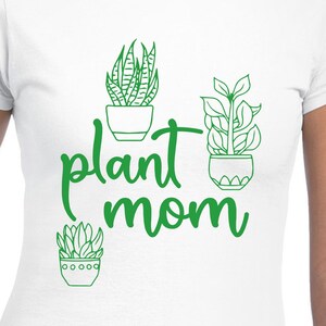 Plant Mom Files | | Cricut Silhouet Cameo | Svg Cut Files | Digitale bestanden | PDF-| Eps | DXF | PNG-| Planten