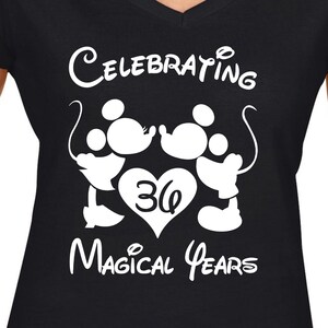 Celebrating 36 Magical Years Cut Files | Cricut | Silhouette Cameo | Svg Cut Files | Digital Files | PDF | Eps | DXF | PNG | Mickey Minnie