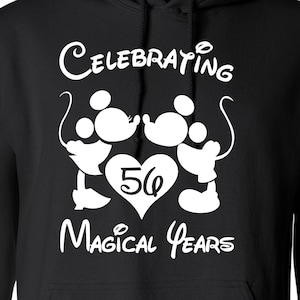 Celebrating 56 Magical Years Cut Files | Cricut | Silhouette Cameo | Svg Cut Files | Digital Files | PDF | Eps | DXF | PNG | Mickey Minnie