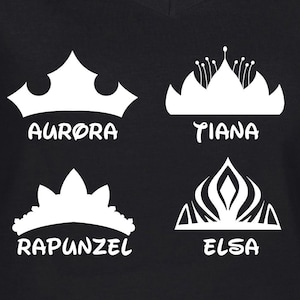 Princess Crowns Cut Dateien | Cricut | Silhouette Cameo | Svg Cut Dateien | Digitale Dateien | PDF | Eps | DXF | PNG | Maus