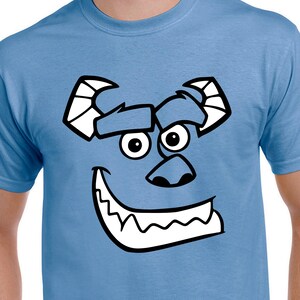 Monster Inc Faces 5 Piece Set Cut Files | Cricut | Silhouette Cameo | Svg Cut Files | Digital Files | PDF | Eps | DXF | PNG | Mouse image 4
