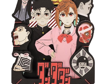 Paper Theater | Dandadan | Ghosts & Aliens PT-375 ( ペーパーシアター TVアニメ「ダンダダン」/ PT-375 怪異 ) Anime Paper Craft Kit by Ensky Japan