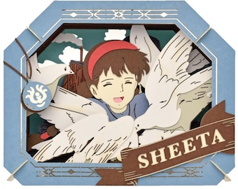 Paper Theater | Ghibli Girls | Castle in the Sky Laputa | Sheeta ( 天空の城ラピュタ PAPER THEATER / シータ PT-329 ) by Ensky