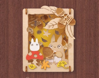 ペーパーシアターウッド |となりのトトロ |どんぐりみっけ となりの