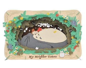 Paper Theater | My Neighbor Totoro | Totoro Sacred Tree ( となりのトトロ PT-L10 トトロのほこら ) by Ensky