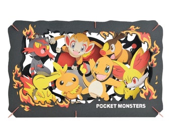 Paper Theater | Pokémon | Fire Type ( ポケットモンスター PAPER