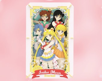 Paper Theater | Sailor Moon Eternal the Movie | Inner Sailor Senshi ( 劇場版「美少女戦士セーラームーンEternal」 PAPER THEATER / セーラー戦士 #1 PT-L15 ) by Ensky