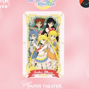 Papiertheater | Sailor Moon Eternal de film | Inner Sailor Senshi ( 劇場版「美少女戦士セーラームーンEternal」 PAPER THEATER / セーラー戦士 #1 PT-L15 ) van Ensky