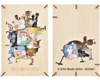 Paper Theater Wood Howl's Moving Castle Howl's Moving Castle