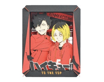 Paper Theater | Haikyu!! | Tetsurō Kuroo + Kenma Kozume ( ハイキュー!! PAPER THEATER / 黒尾鉄朗&孤爪研磨 PT-173 ) by Ensky