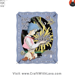 Paper Theatre / Il castello errante di Howl / Howl e il bambino delle stelle ( ハウルの動く城 PAPER THEATER / ハウルと星の子 PT-233 ) di Ensky