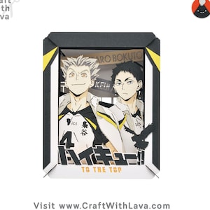Teatro de papel / Haikyu!! / Kotaro Kito + Kyoji Akaashi (ハイキュー!! PAPER THEATRE / 木兎光太郎&赤葦京治 PT-174) de Ensky