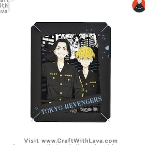 Papiertheater | Tokyo Rächer | Baji & Chifuyu ( リベンジャーズ PAPER THEATER / 場地＆千冬 PT-243 ) von Ensky