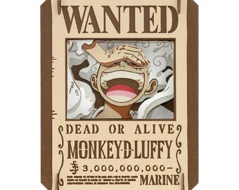 Paper Theater | One Piece | Wanted Poster Pirate Monkey D Luffy PT