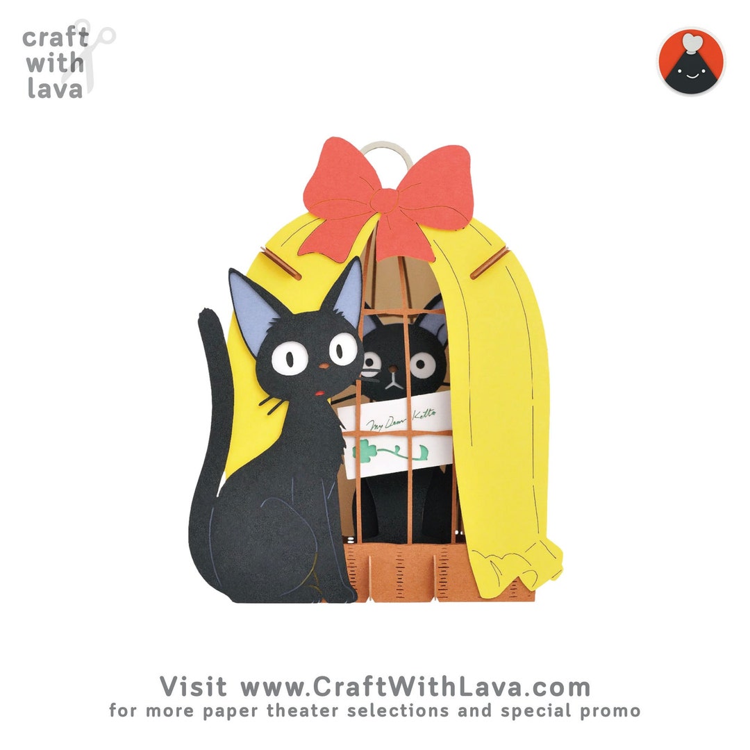 Paper Theater | Kiki's Delivery Service | I Am I (kiki's Cat