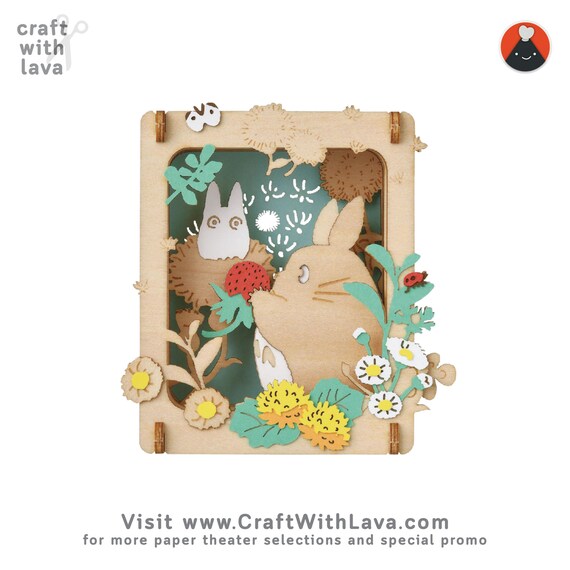 Paper Theater Wood | My Neighbor Totoro | Raspberry Picking