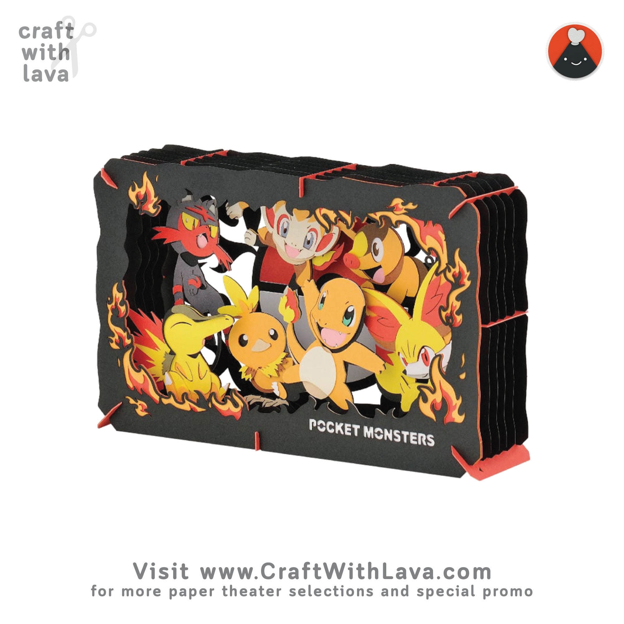 Paper Theater | Pokémon | Fire Type ( ポケットモンスター PAPER