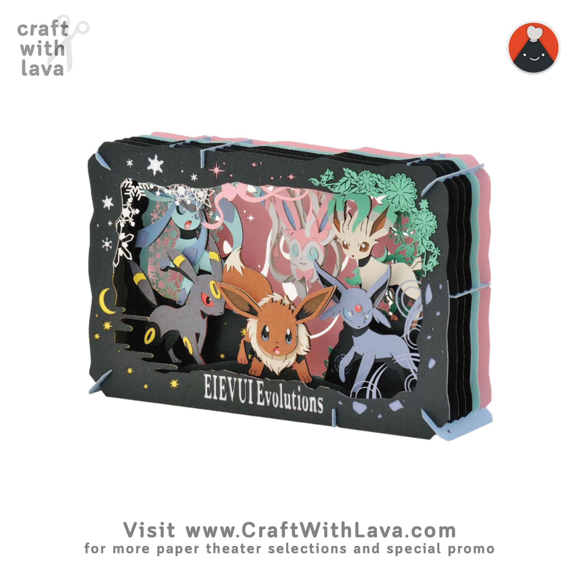 Pokémon Eevee Evolutions Frames 100 Piece Jigsaw Puzzle