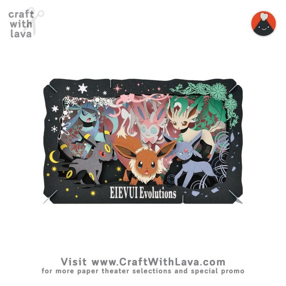 Paper Theater | Pokémon | Eevee Evolutions 2 ( ポケットモンスター