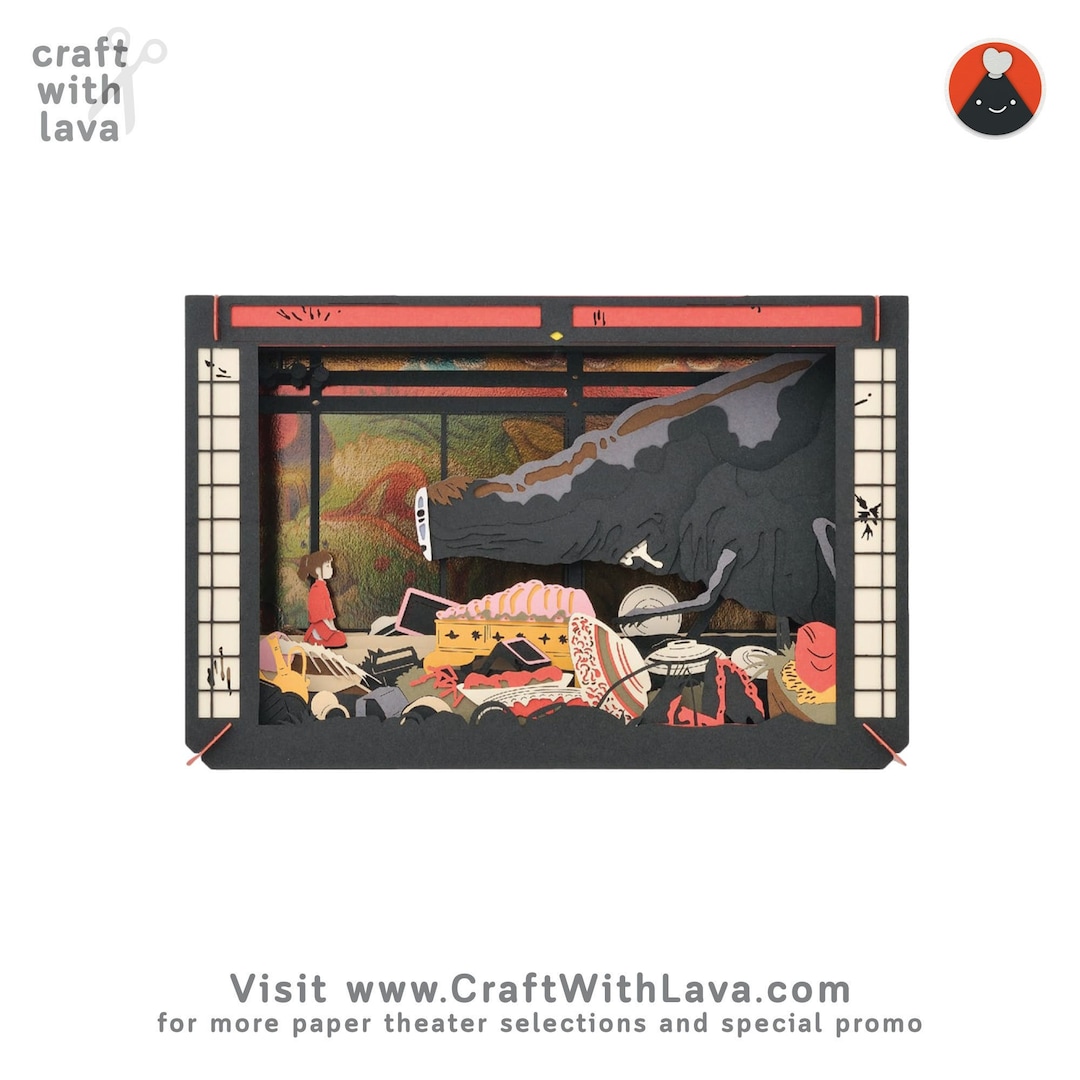 Paper Theater Spirited Away After the Feast 千と千尋の神隠し - Etsy