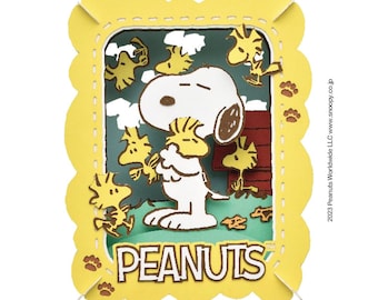 Paper Theater | Peanuts Snoopy | Full of Woodstock ( ペーパーシアター ウッドストックがいっぱい PT-306 ) Anime Paper Craft Kit by Ensky Japan
