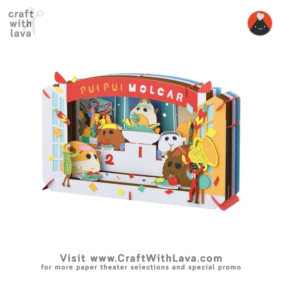 Paper Theater | PUI PUI Molcar | Racing! ( Pui Pui モルカー