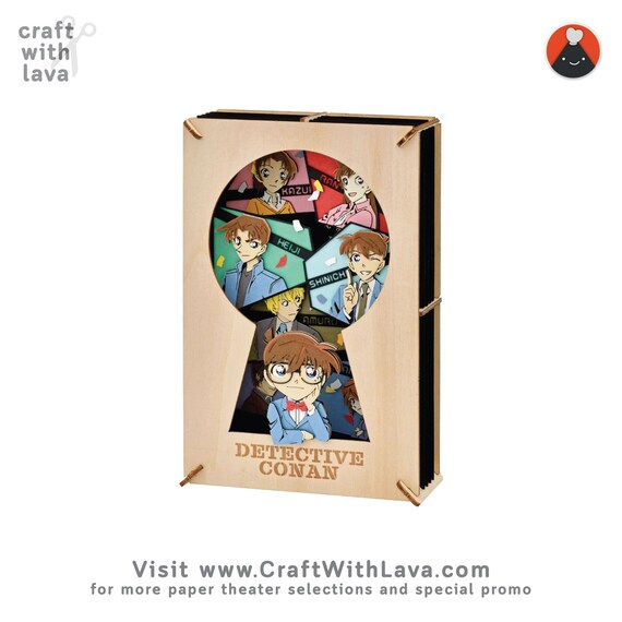 定番の冬ギフト Paper Theater and Detective | Conan Detective | Wood ジグソーパズル