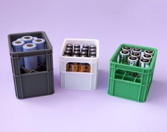 Battery Support / Battery Storage / Battery Box / Battery Organization / Battery Case