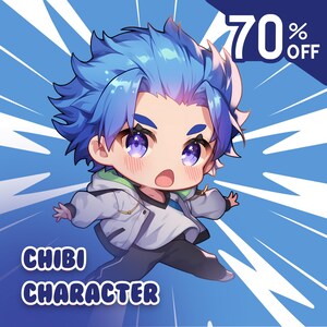Aangepaste chibi-anime, chibi-personage, schattige chibi, chibi aangepast, chibi fanart, aangepaste chibi commissie, chibi anime, chibi fanart, chibi kunst