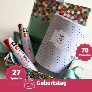 Duplo Banderol Verjaardagscadeau voor beste vriend, vriend, collega, man, vrouw, geschenkdoos, DIY, je bent een bericht