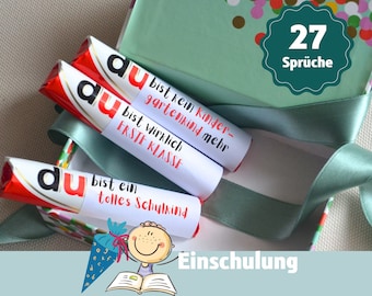 Gift school enrollment girl boy Duplo banderoles schoolchild 2025 content school cone school day little thing school start pupil school introduction
