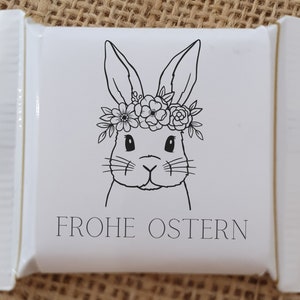 Ritter Sport Mini Banderoles Wielkanocny Zając Dekoracja stołu Prezent dla gości Wielkanocna dekoracja Koszyk wielkanocny Polowanie na pisanki Wielkanocny brunch Prezent Uwaga DIY