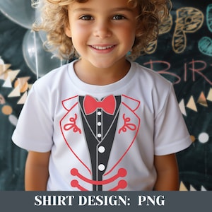 Costume de dompteur d'anniversaire de cirque pour enfants, chemise assortie pour Halloween, carnaval, fête à thème, fête prénatale, transfert thermocollant, image PNG, DIY
