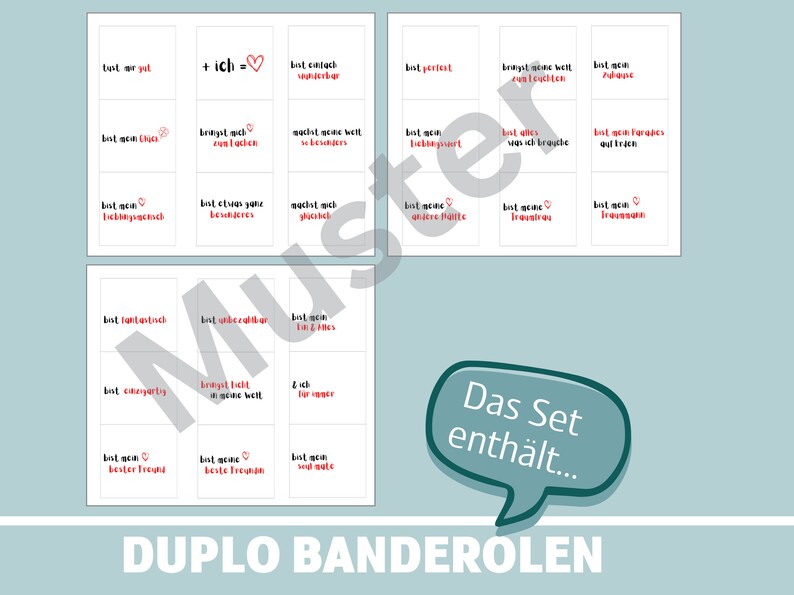 Lieblingsmensch personalisiertes Valentinstag Jahrestag Jubiläum Hochzeitstag Geburtstag Geschenk für ihn sie Männer Frauen Freundin Freund Partner Liebeserklärung Duplo Banderolen Liebe Duplo Geschenkbox