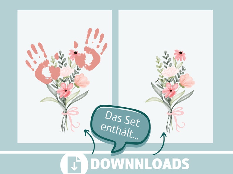 Handabdruck Geburtstag Oma