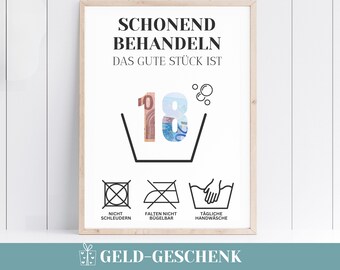 Cash gift 18th birthday funny gift boyfriend birthday gift girlfriend voucher last minute gift collective gift of adult