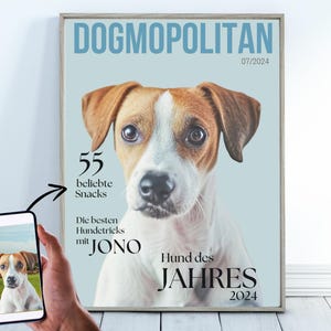 Personalisiertes Hundeposter Geschenk Hundeliebhaber Geschenk Hundebesitzer Foto Hund Portrait Bild Haustier Weihnachtsgeschenk Geburtstag