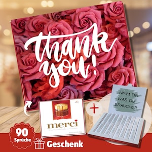Thank you gift Thank you gift Thank you card Download: 90 MERCI banderoles Merci stickers DIY personalized gift 26