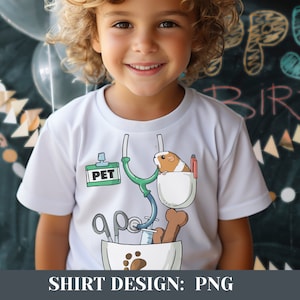 Veterinario fiesta de cumpleaños infantil disfraz de animales fiesta infantil fiesta de disfraces de carnaval fiesta temática lámina termoadhesiva imagen termoadhesiva fiesta temática PNG Cricut Shower