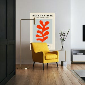 HENRI MATISSE - Papier Découpés (1953 circa), Arte Giclée / Tela e Poster Stampa premium di alta qualità