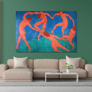 HENRI MATISSE - La danza (c. 1910), Arte classica, Opere d'arte di Matisse, Opere d'arte famose / Tela e poster Stampa premium di alta qualità