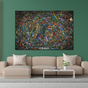 Counter-Strike Global Offensive Wall Art, Gaming Room Poster, Gaming Wall Poster, Game Gift, / Canvas and Poster High Quality Premium Print