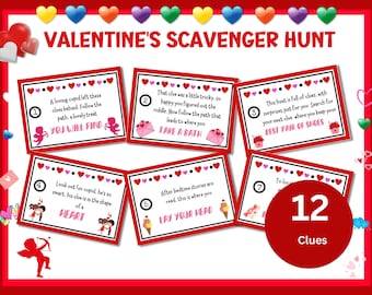 Valentinstag Schatzsuche, Crack the Code Schnitzeljagd (PDF Pattern)