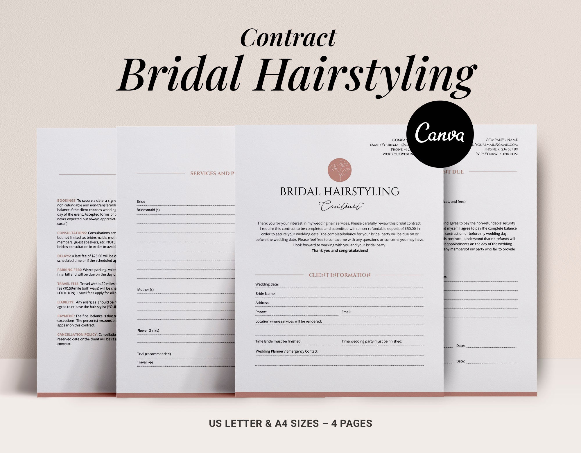 bridal-hair-contract-template-canva-template-editable-hairstyling