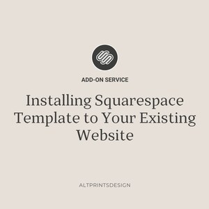Instalowanie szablonu Squarespace na istniejącej stronie internetowej