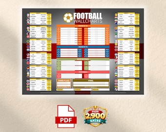 Tableau mural Coupe du monde 2026 (téléchargement PDF) - Drapeau de l'Angleterre - Dates et heures au Royaume-Uni (BST)