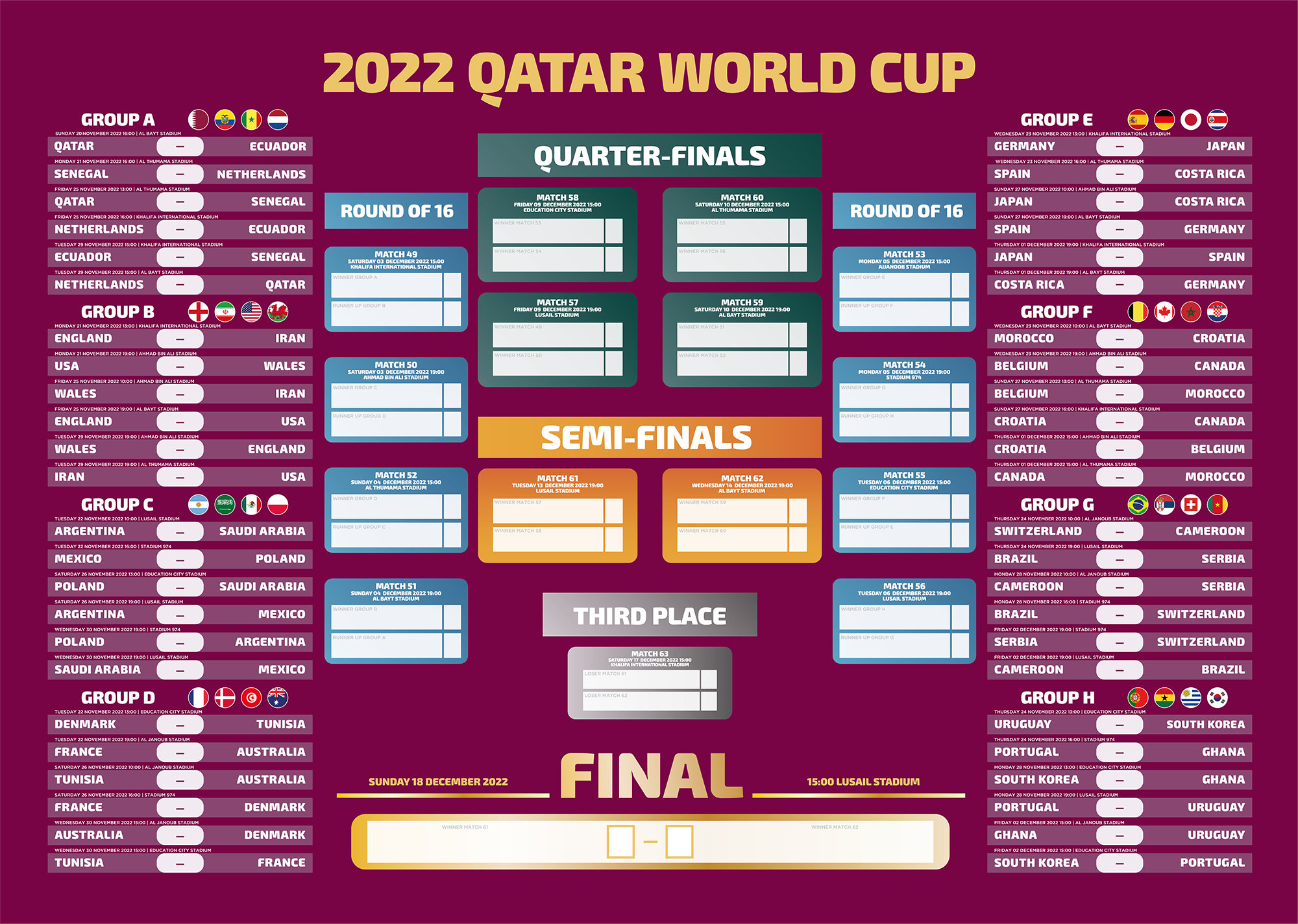 Vector File Adobe Illustrator Fifa 2022 Qatar World Cup Wall Etsy