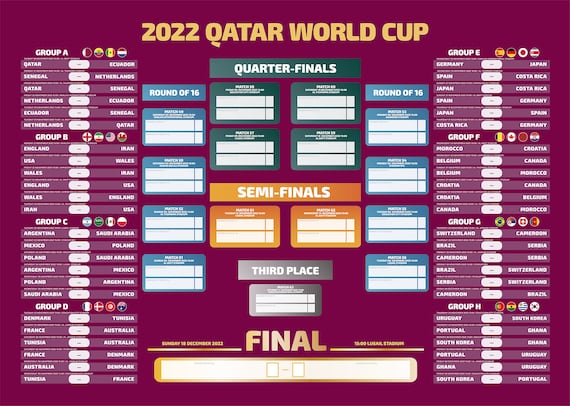 Qatar 2022 World Cup Flat Logo Brown Purple Png